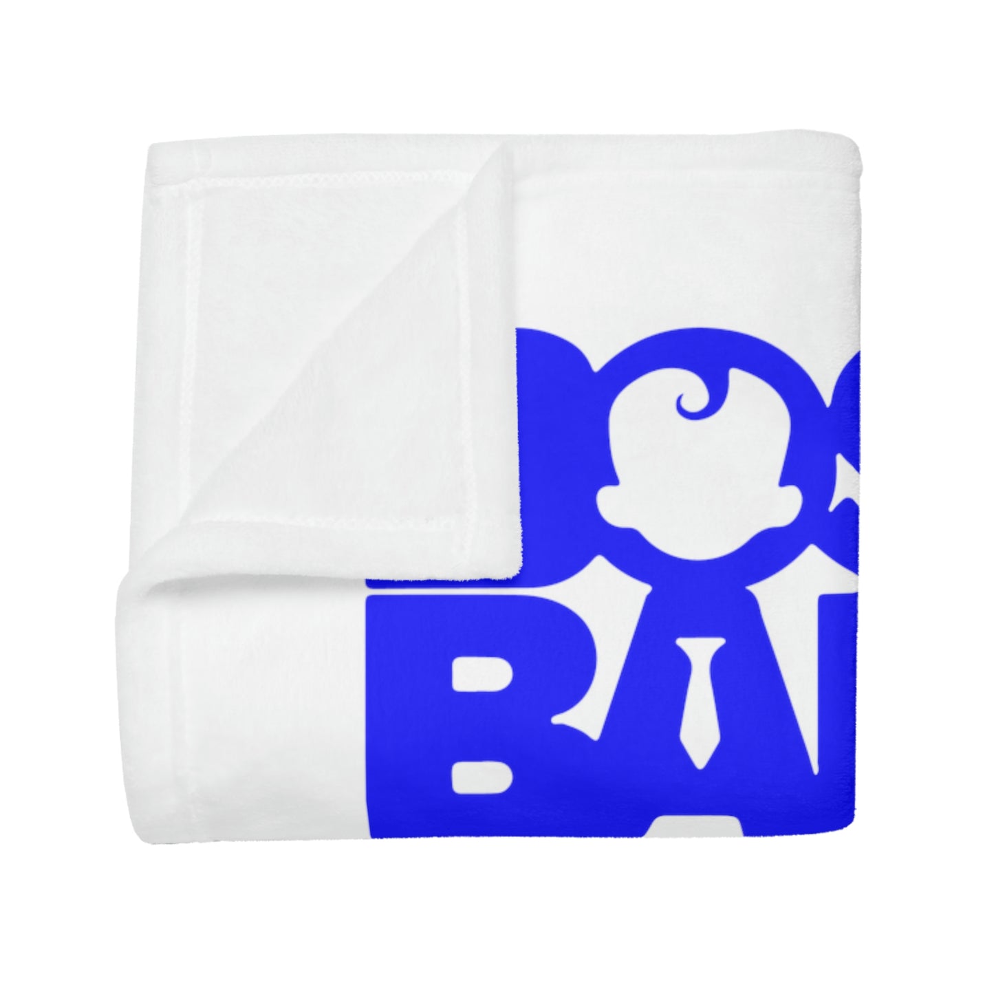 Boss Baby - Blue/White-Plush Fleece Blanket