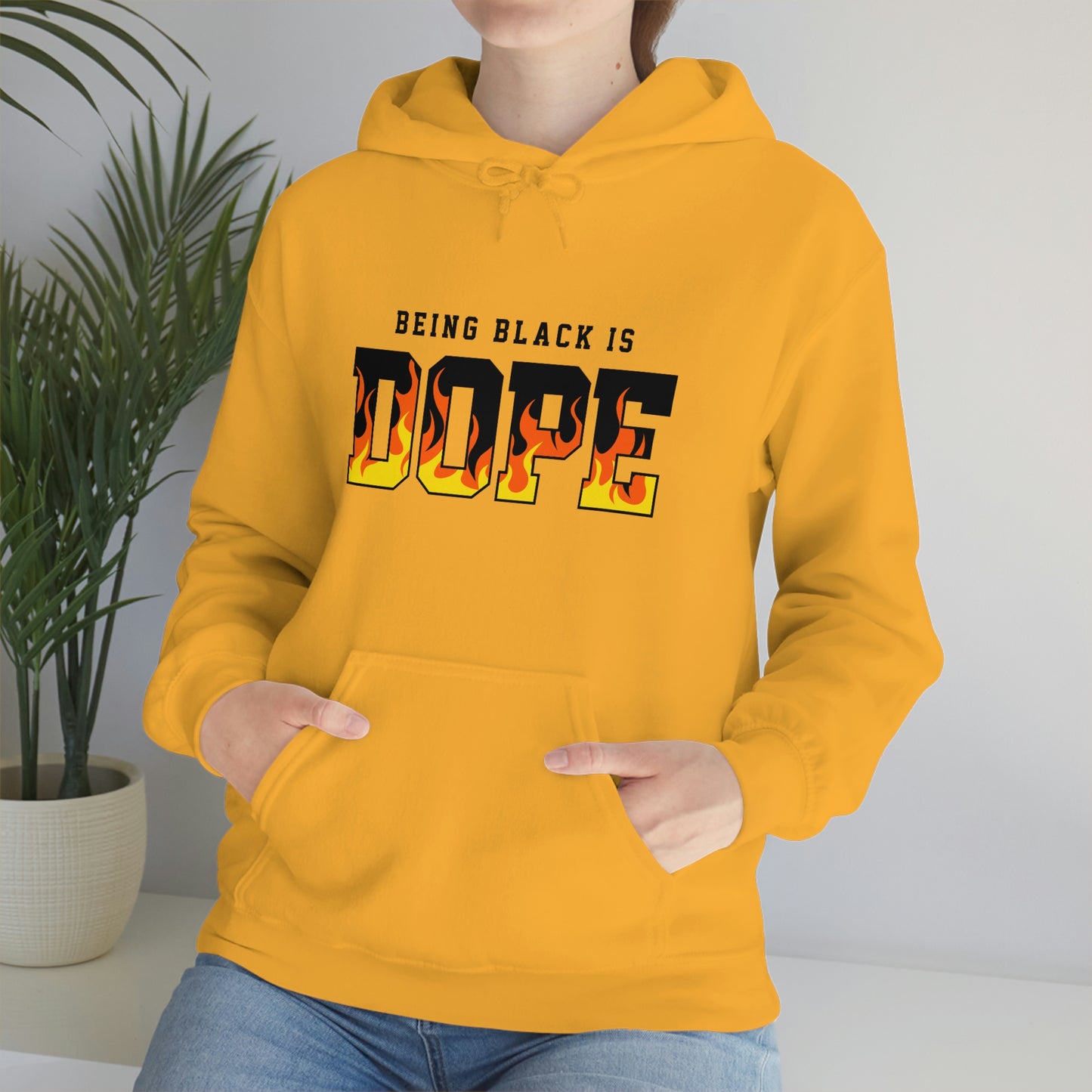 Being Black is Dope- Unisex Heavy Blend Hooded Sweatshirt