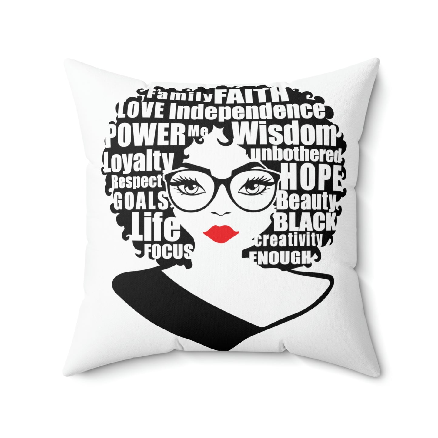 She is unique-Spun Polyester Square Pillow