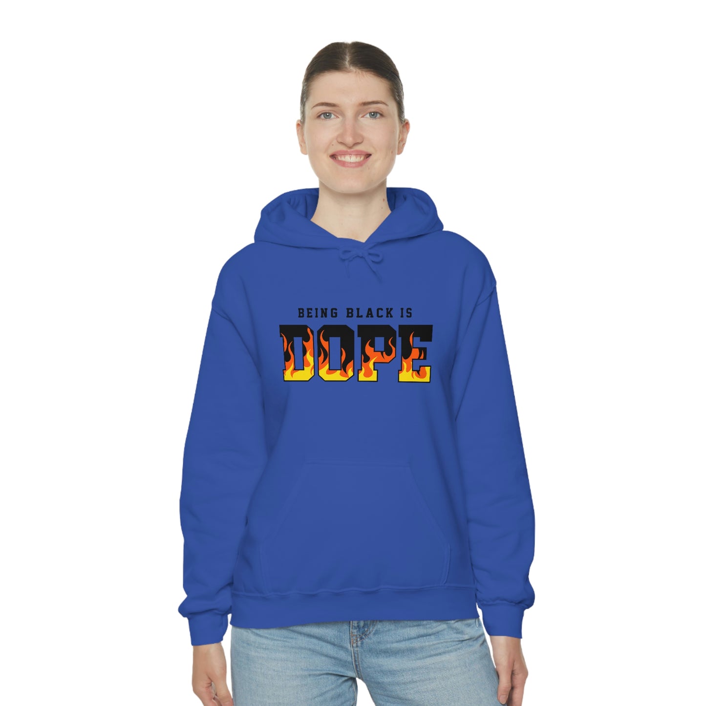 Being Black is Dope- Unisex Heavy Blend Hooded Sweatshirt