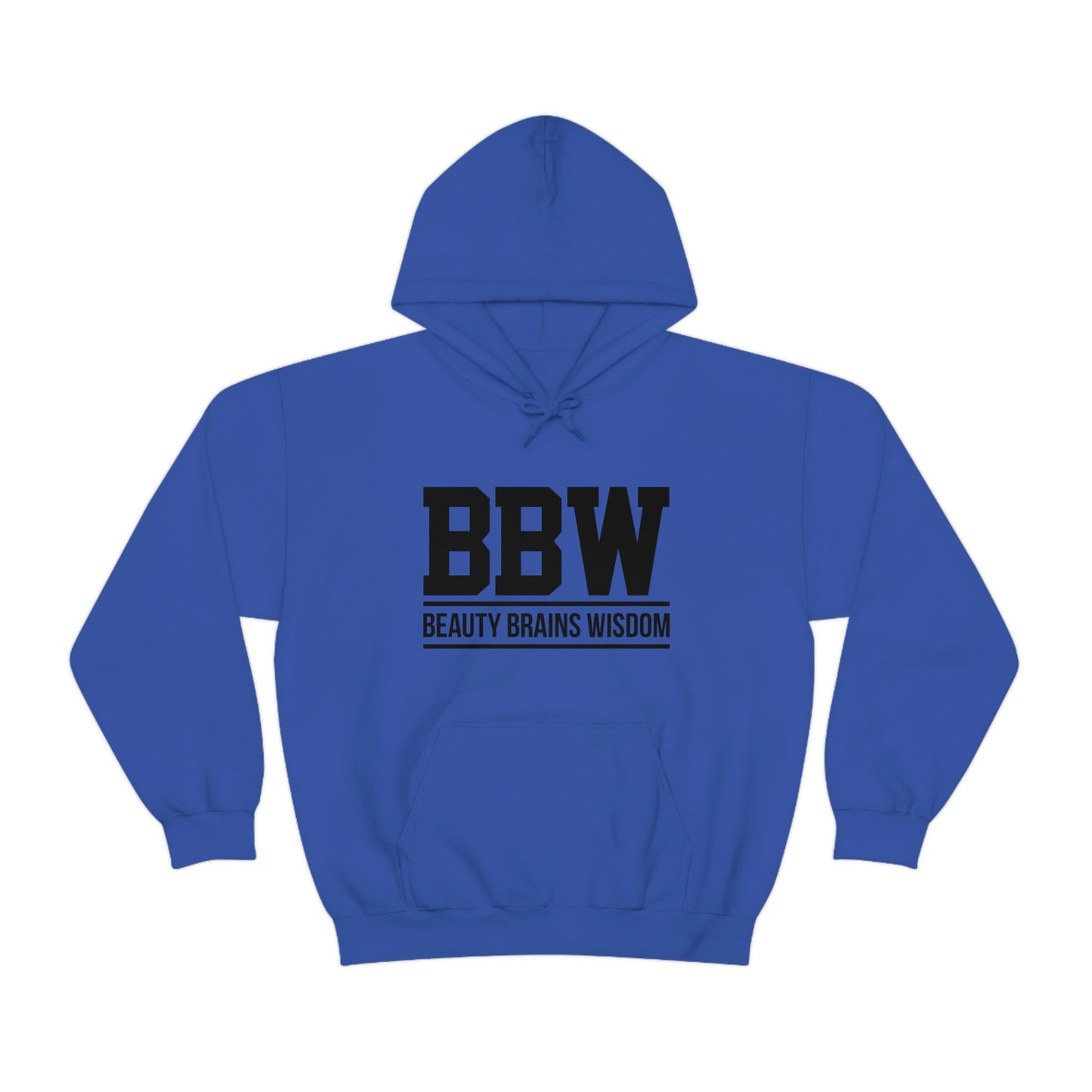 BBW- Brains Beauty Wisdom-Ladies -Heavy Blend Hooded Sweatshirt