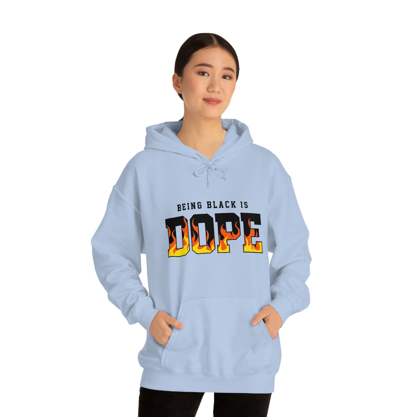 Being Black is Dope- Unisex Heavy Blend Hooded Sweatshirt