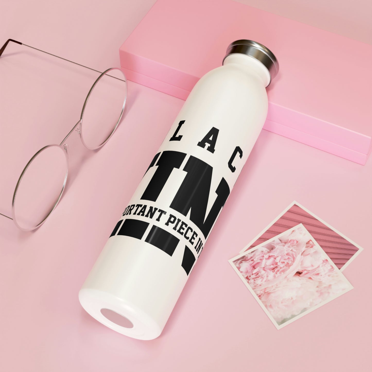 Black King-Slim Water Bottle