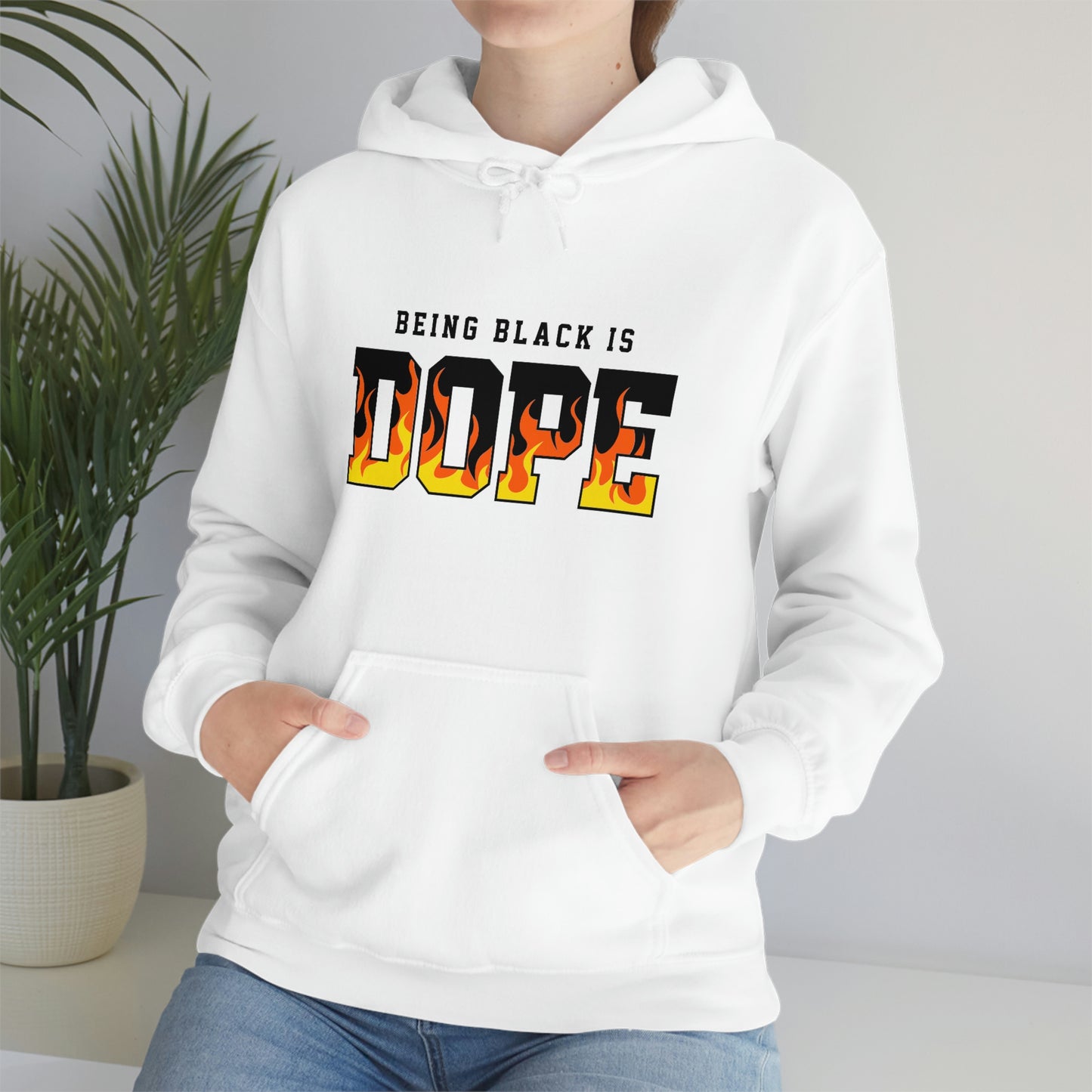 Being Black is Dope- Unisex Heavy Blend Hooded Sweatshirt