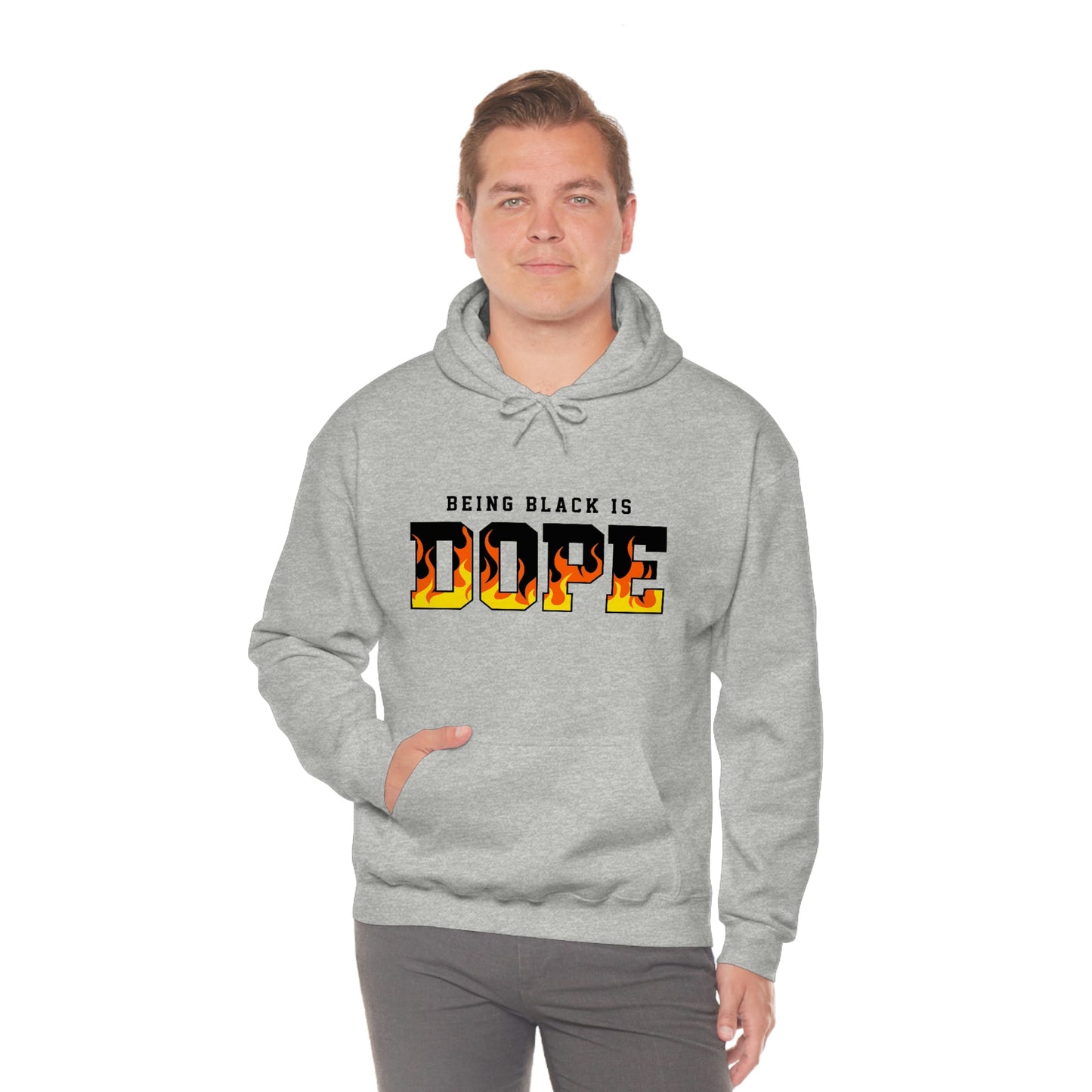 Being Black is Dope- Unisex Heavy Blend Hooded Sweatshirt