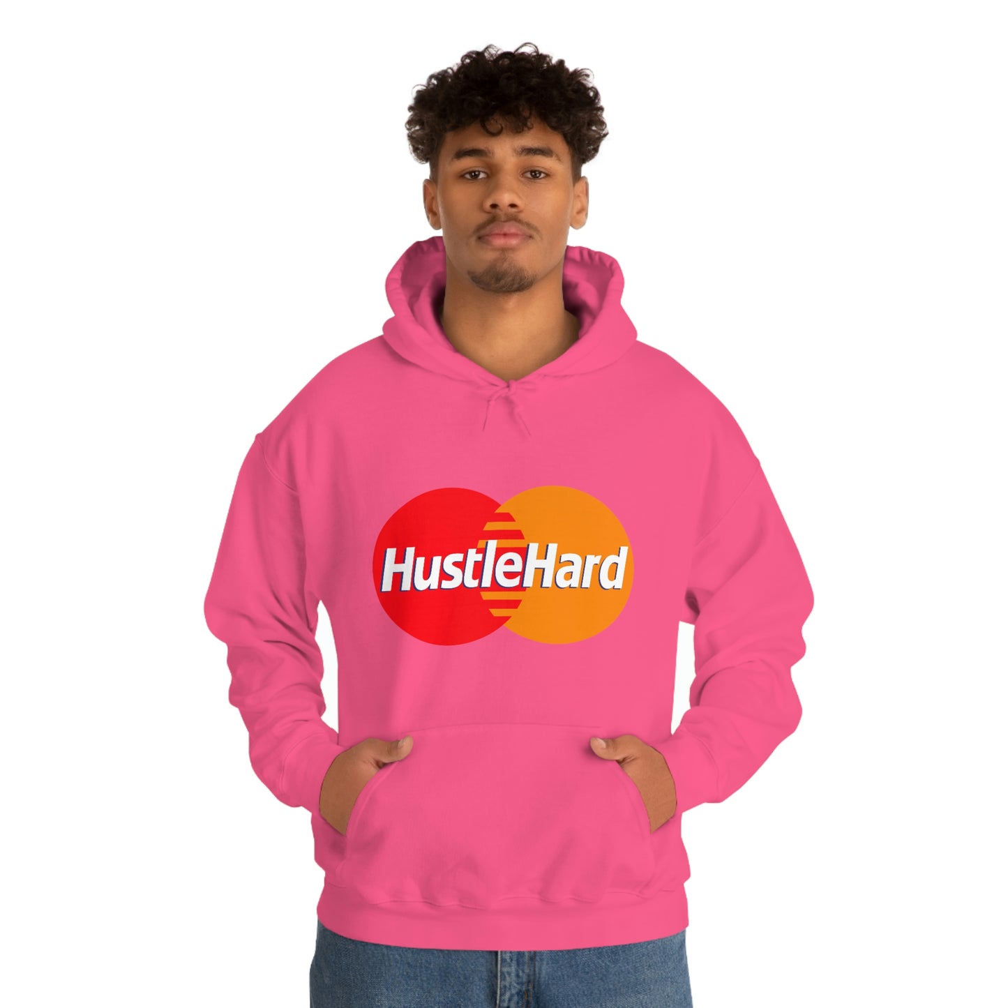 Hustle Hard- Unisex Heavy Blend Hooded Sweatshirt