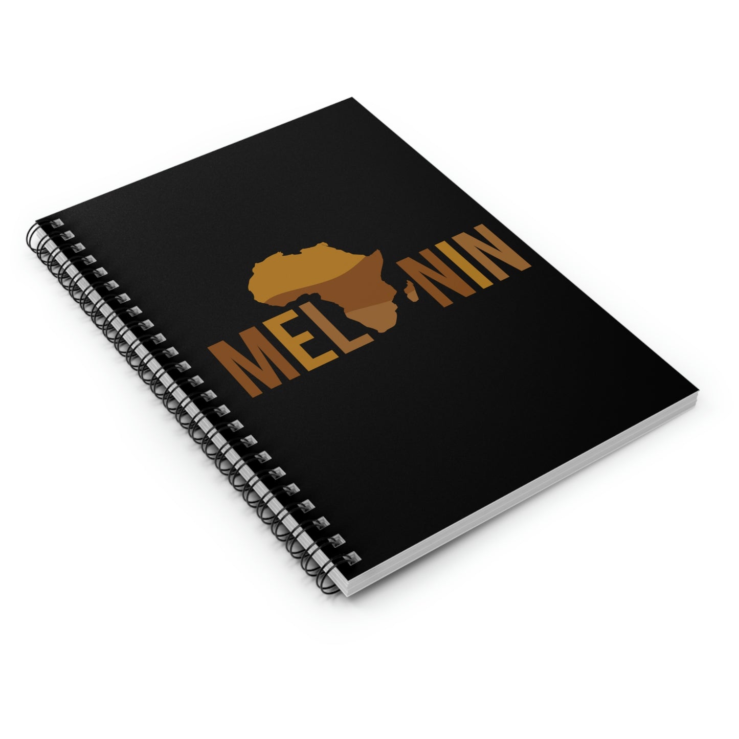 Melanin- Spiral Notebook - Ruled Line