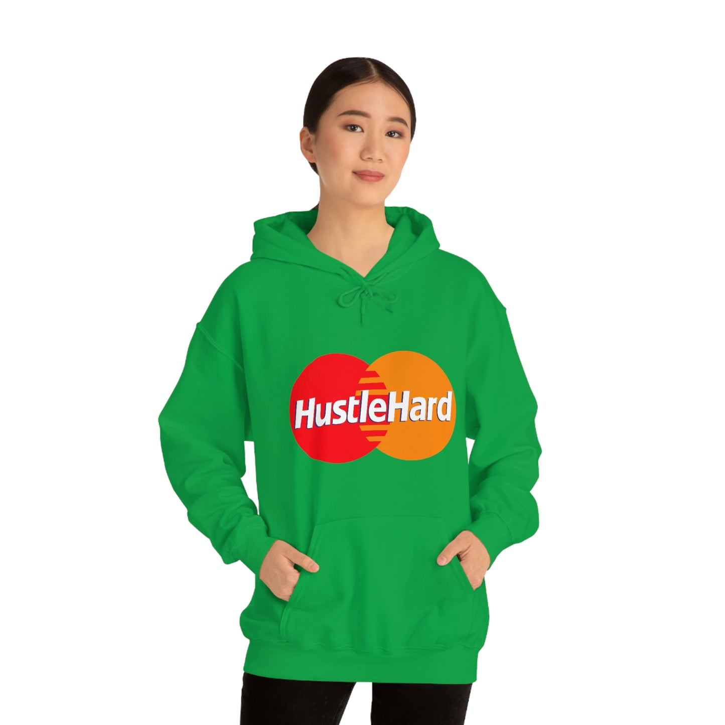 Hustle Hard- Unisex Heavy Blend Hooded Sweatshirt