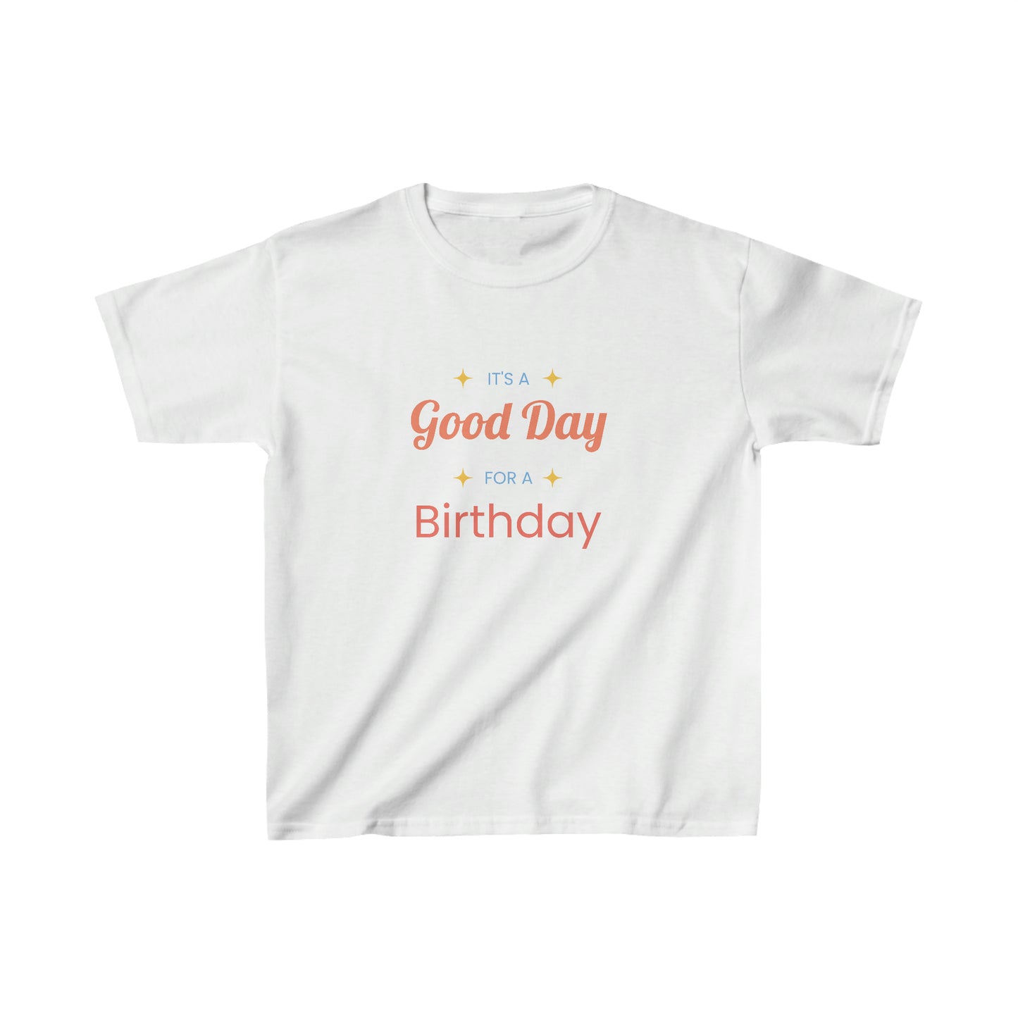 It's a good day for a birthday-Kids Heavy Cotton™ Tee