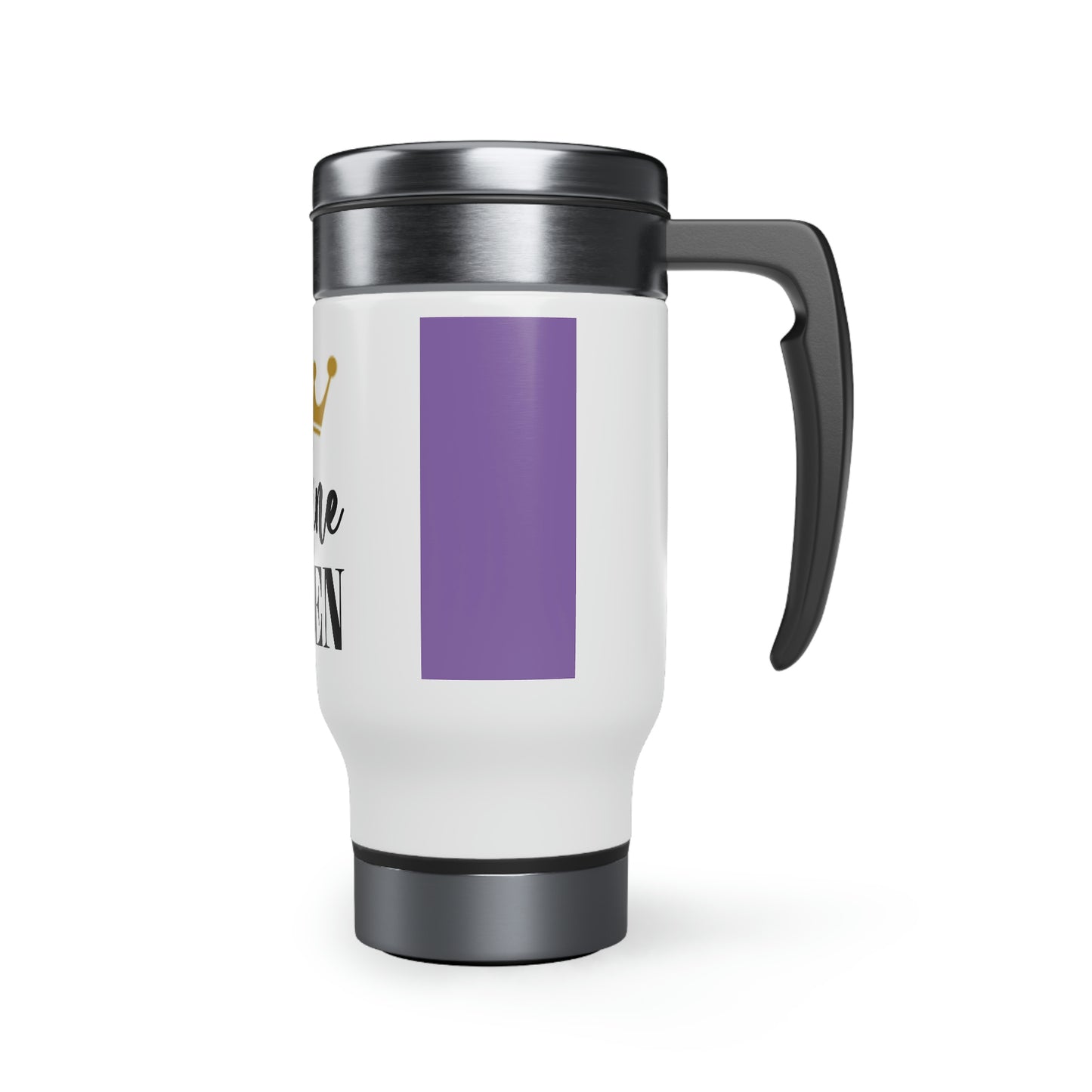 Caffeine Stainless Steel Travel Mug with Handle, 14oz