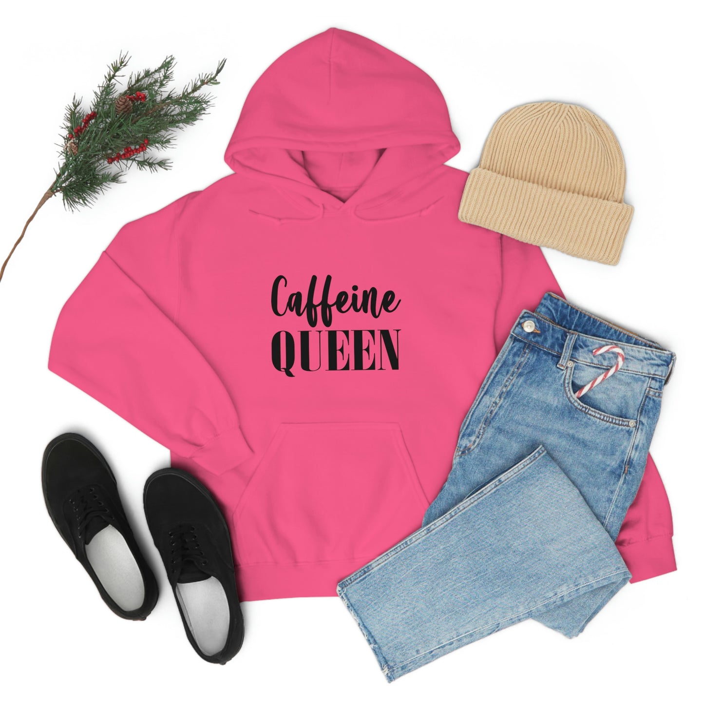 Caffeine Queen Unisex Heavy Blend Hooded Sweatshirt