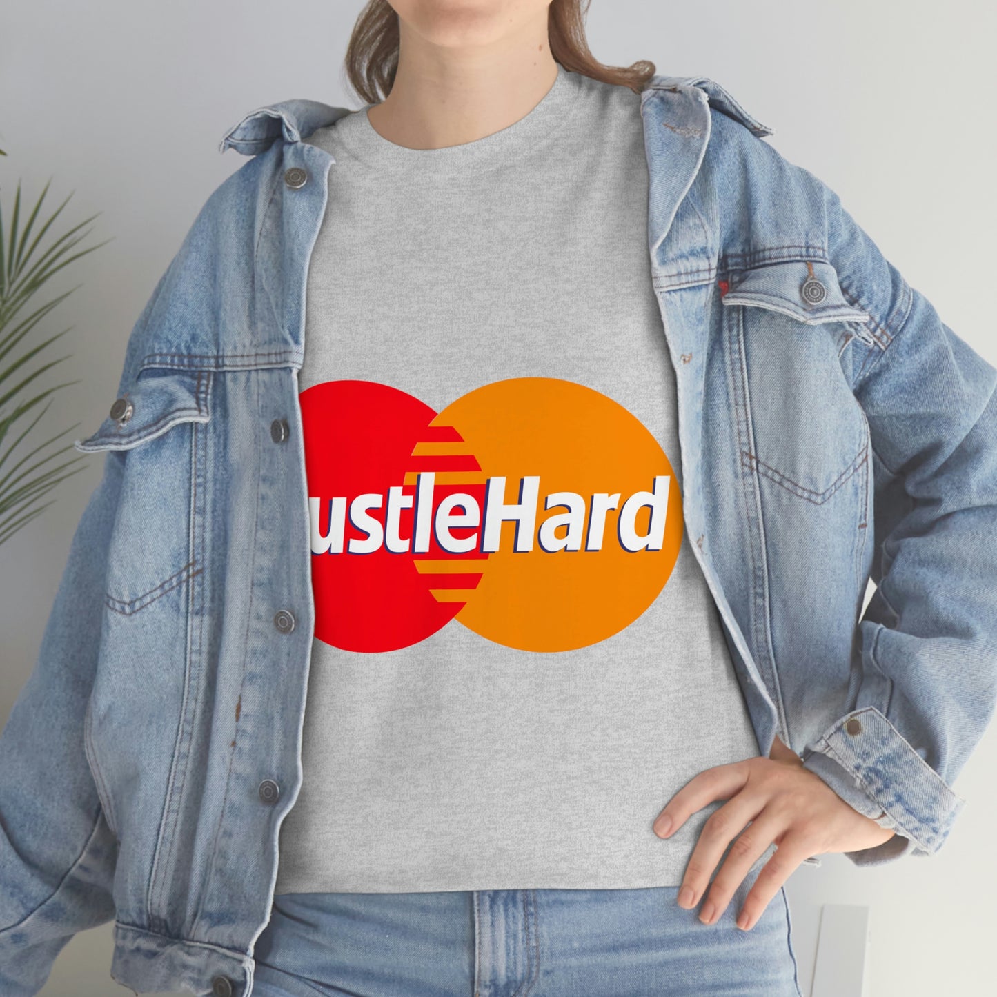 Hustle Hard -Unisex Heavy Cotton Tee