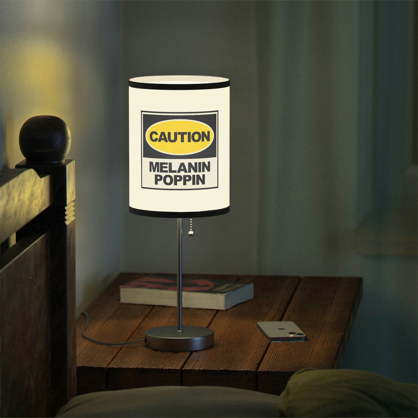 Melanin Caution-Lamp on a Stand, US|CA plug