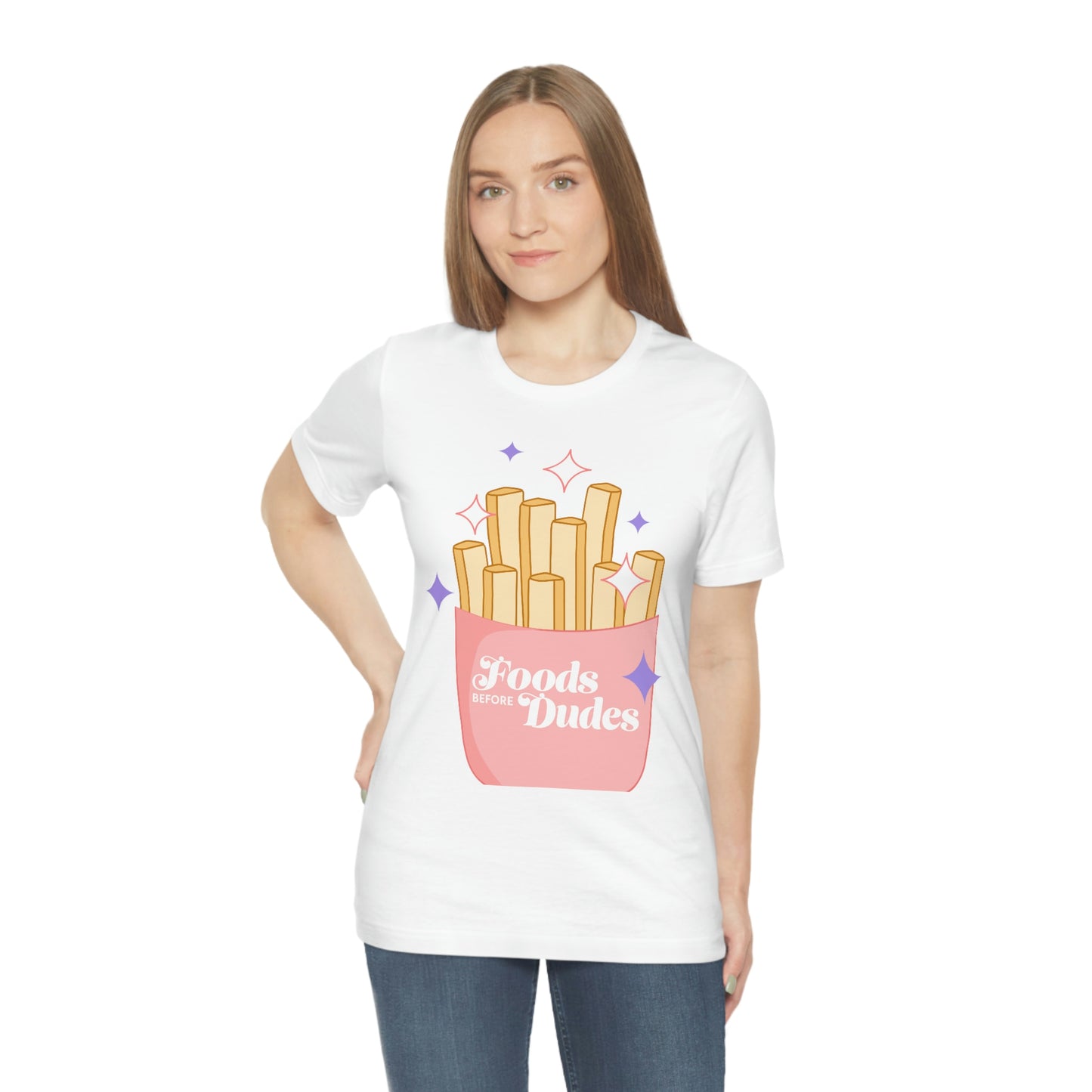 Fries Before Guys - Unisex Jersey Short Sleeve Tee