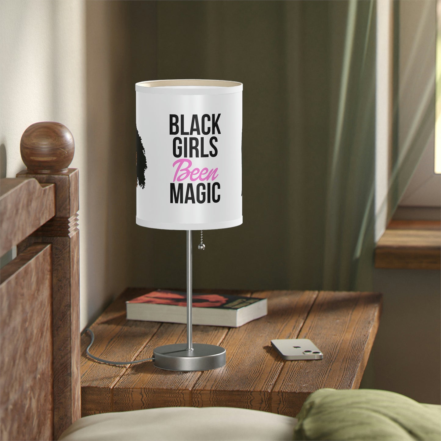 Black Girls Been Magic -Lamp on a Stand, US|CA plug