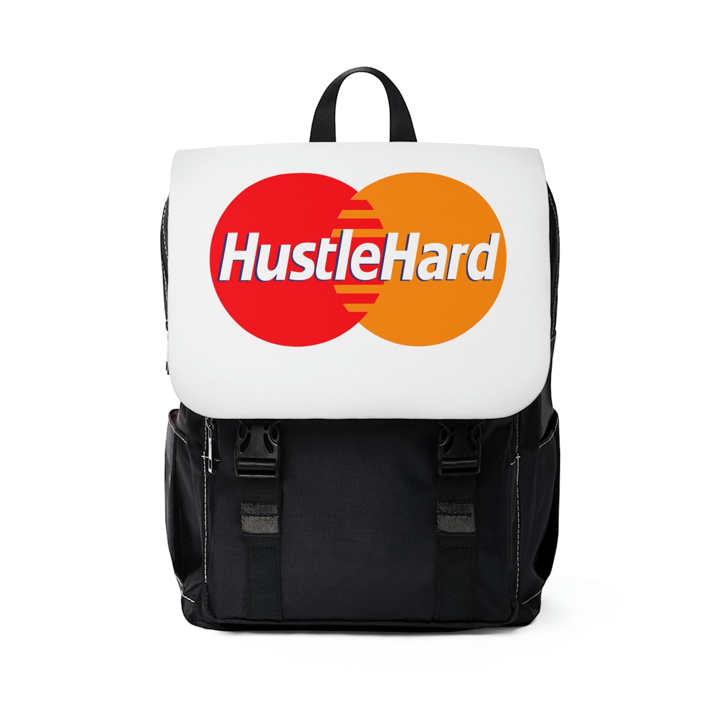 Hustle Hard-Unisex Casual Shoulder Backpack