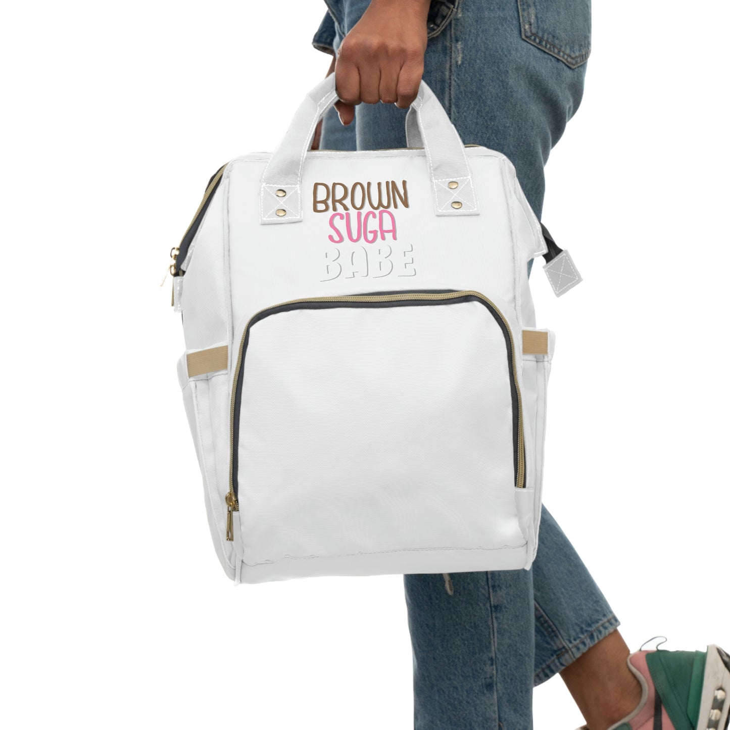 Brown Sugar Babe - Ruggrats -Multifunctional Diaper Backpack