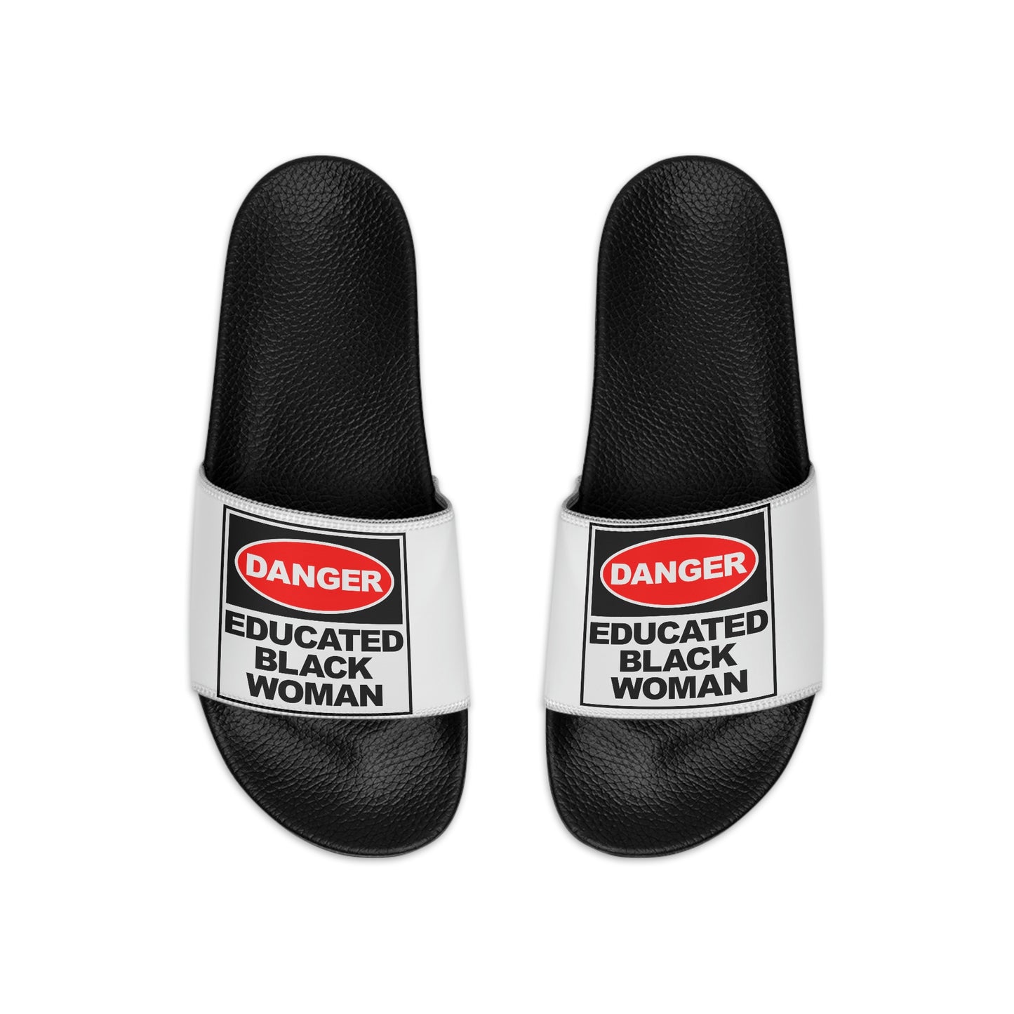 Danger Educated...- Ladies Slide Sandals