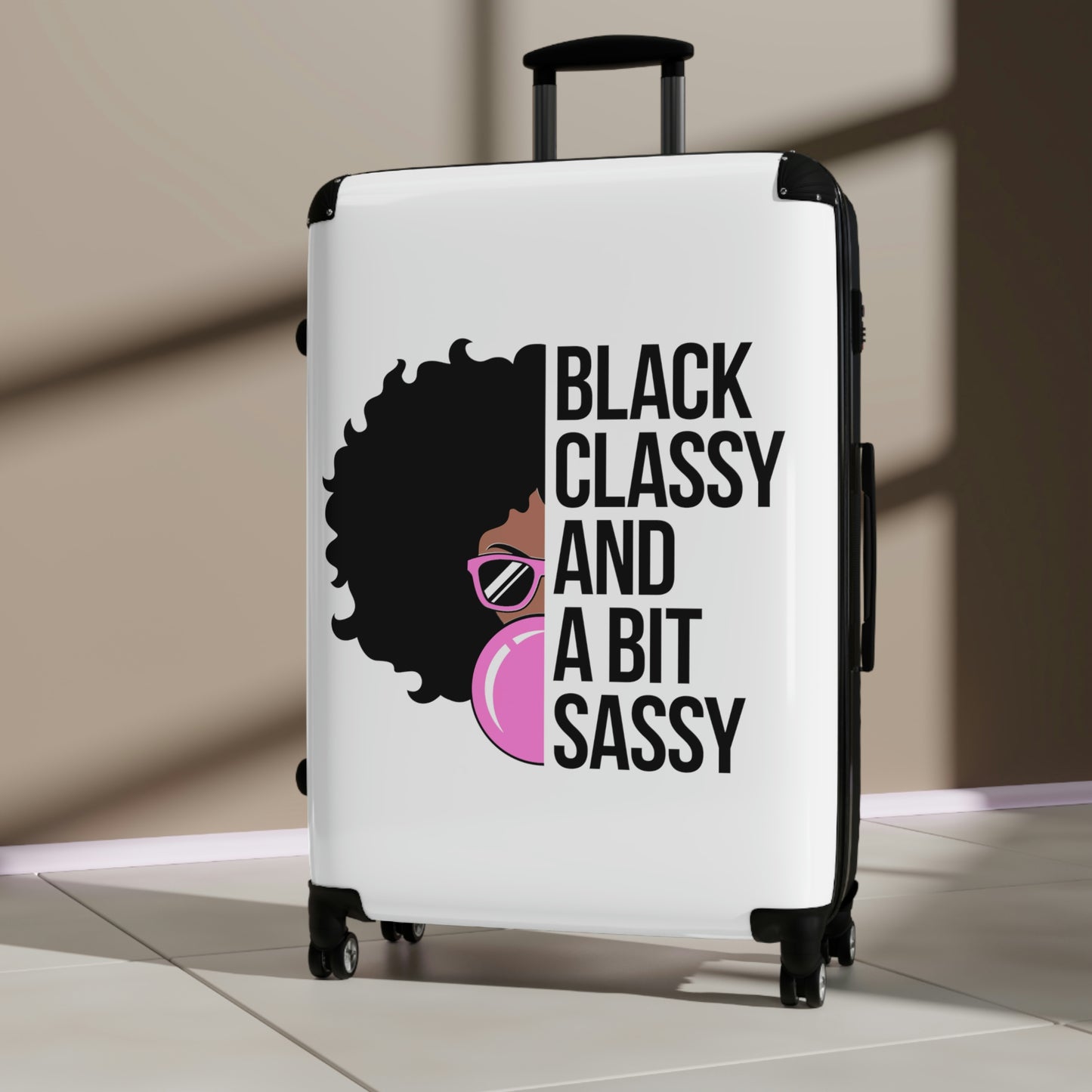 Black Classy Sassy- Suitcases