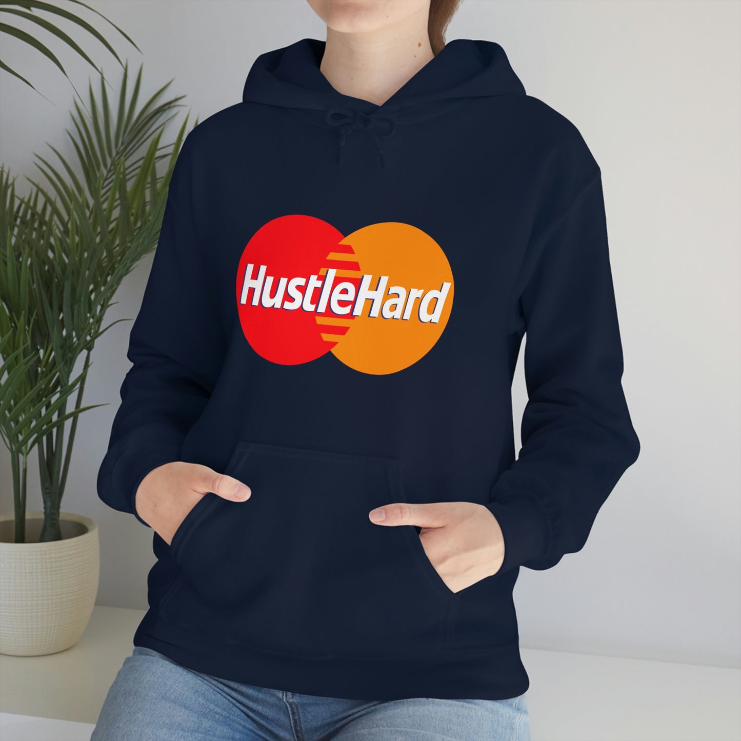 Hustle Hard- Unisex Heavy Blend Hooded Sweatshirt