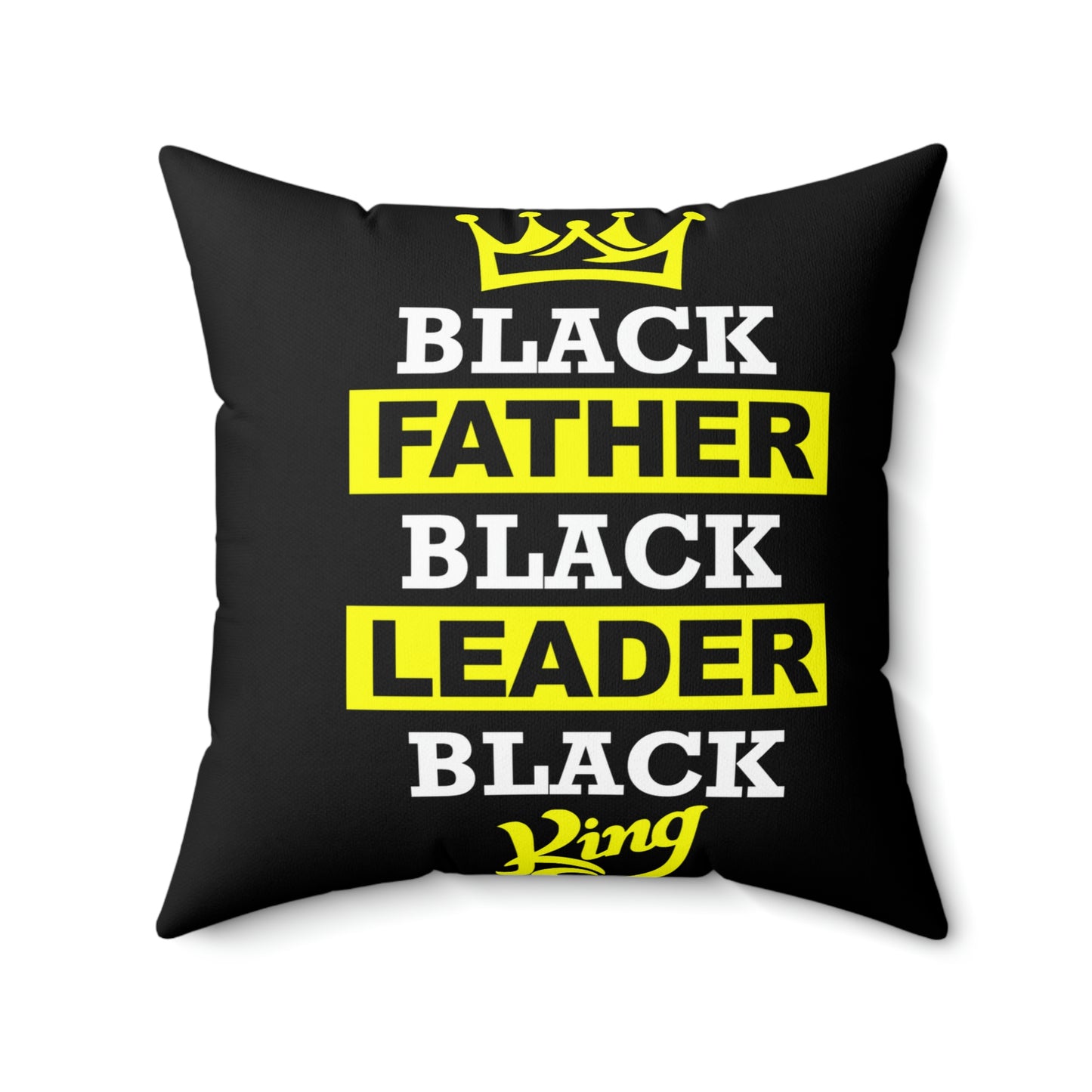 Father Leader King-Spun Polyester Square Pillow