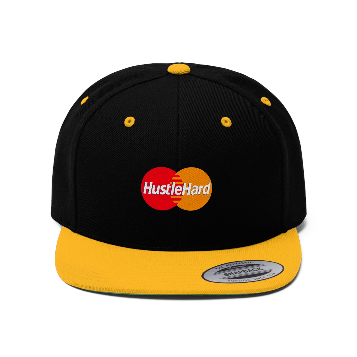 Hustle Hard - HUnisex Flat Bill Hat