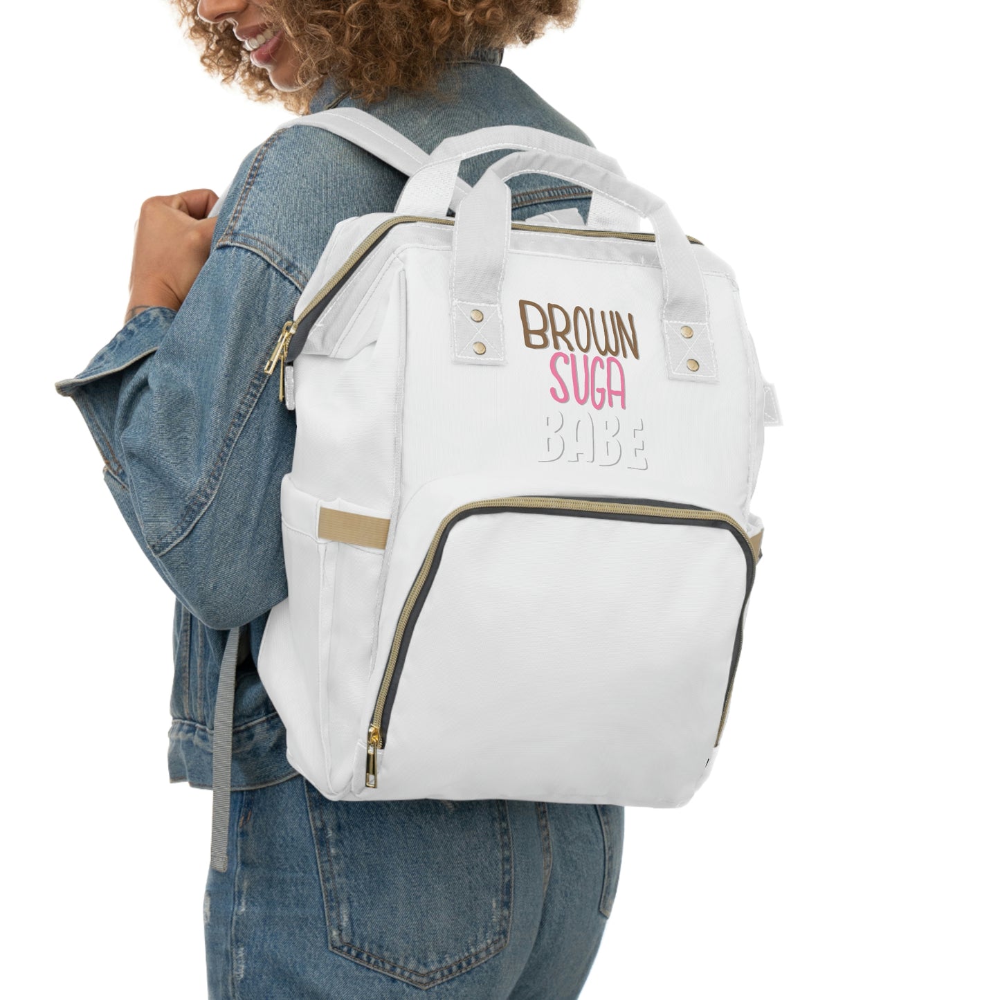 Brown Sugar Babe - Ruggrats -Multifunctional Diaper Backpack