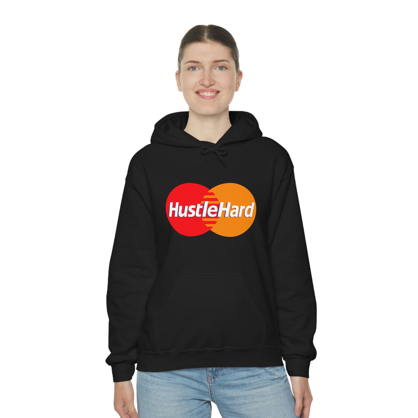 Hustle Hard- Unisex Heavy Blend Hooded Sweatshirt