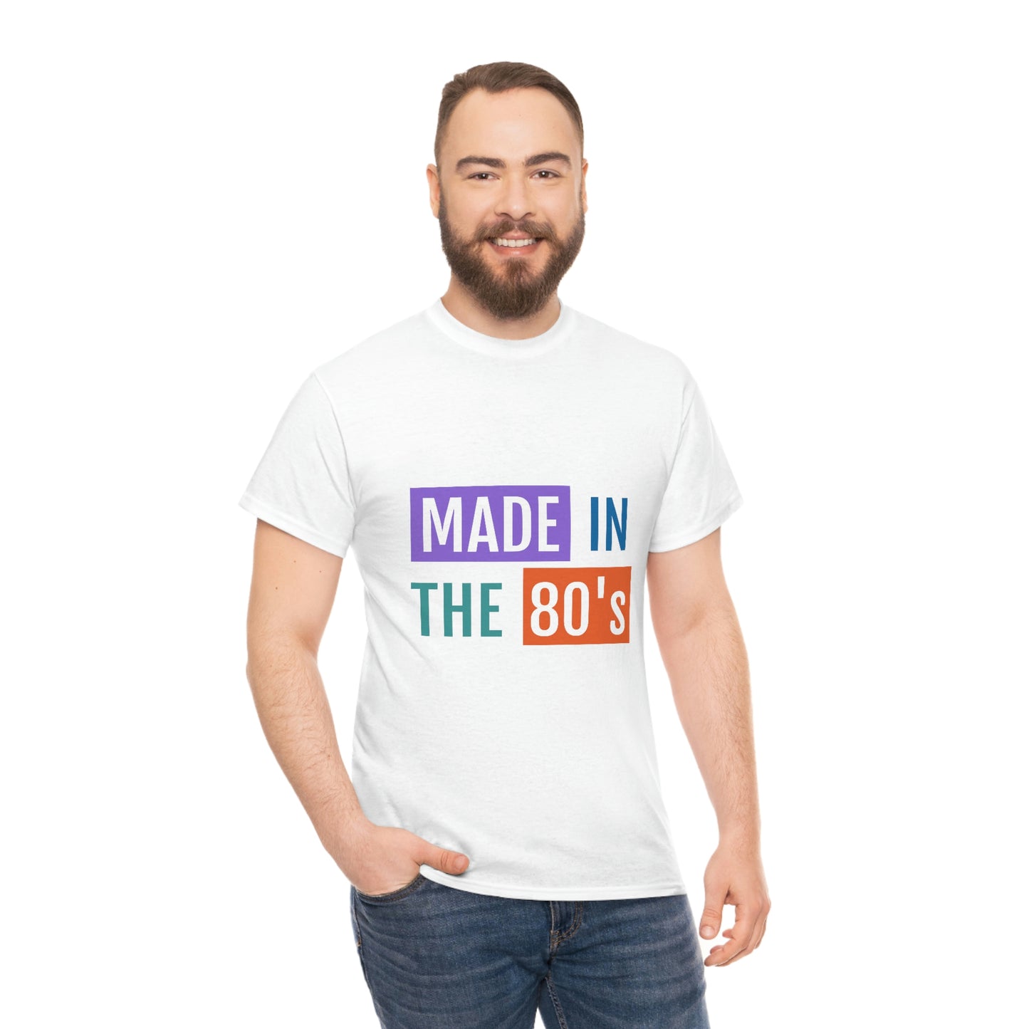 Made in the 80s-Unisex Heavy Cotton Tee