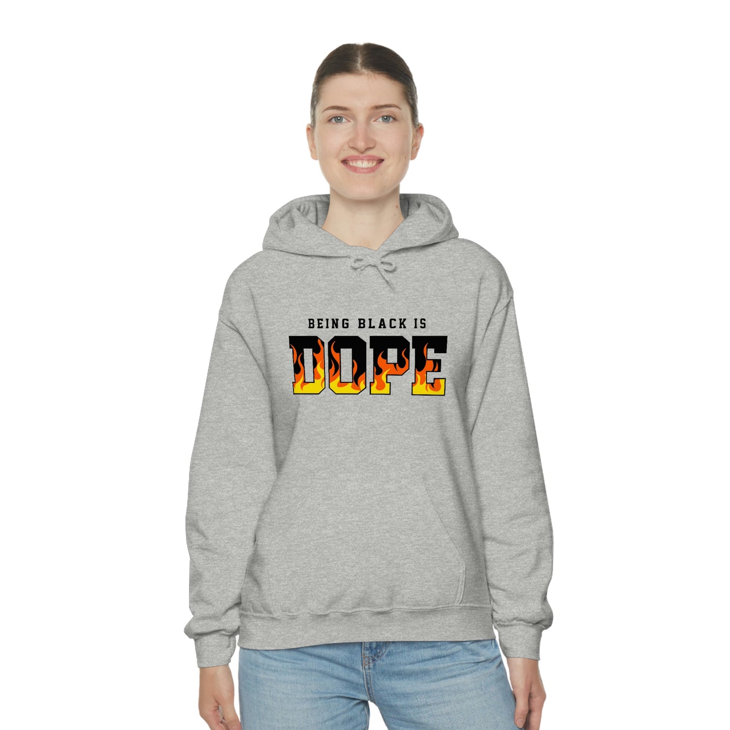 Being Black is Dope- Unisex Heavy Blend Hooded Sweatshirt